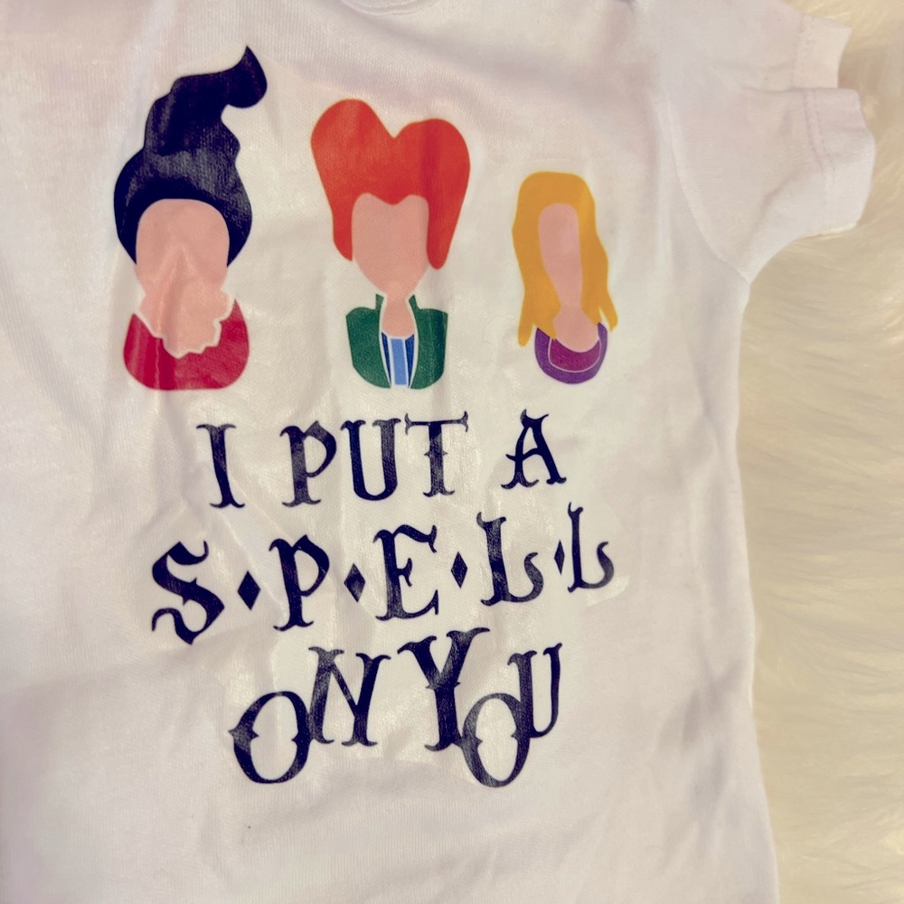 Hocus Pocus onesie for your little boo!